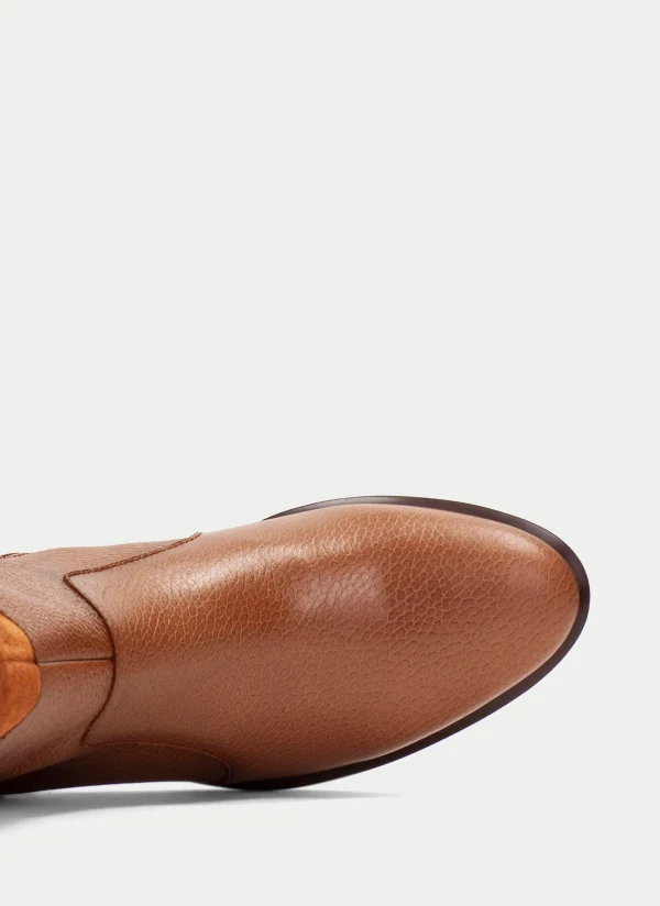 HISPANITAS Bota Cowboy madeira couro