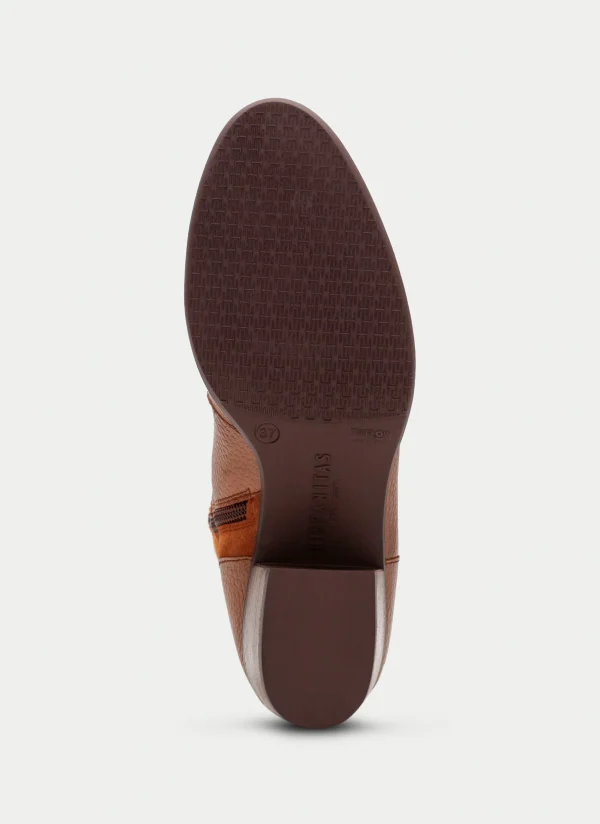 HISPANITAS Bota Cowboy madeira couro