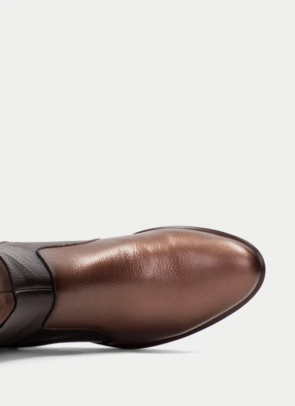 HISPANITAS Bota Cowboy madeira marron-bronce