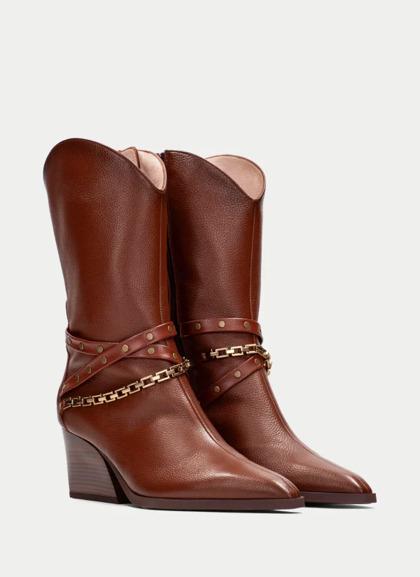 HISPANITAS Bota sidney couro