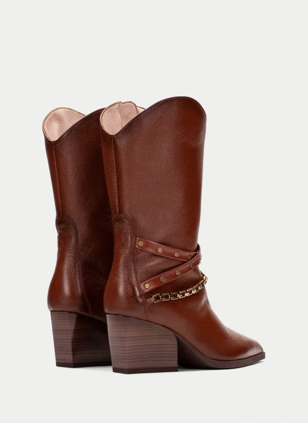 HISPANITAS Bota sidney couro