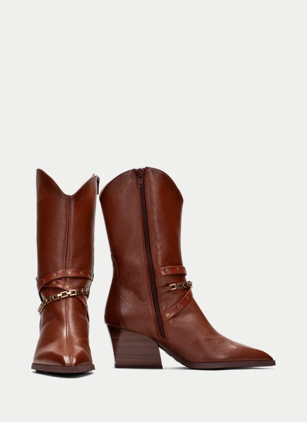 HISPANITAS Bota sidney couro