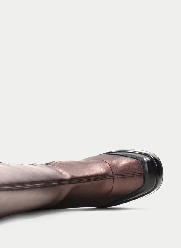 HISPANITAS Bota tokio preto-bronze