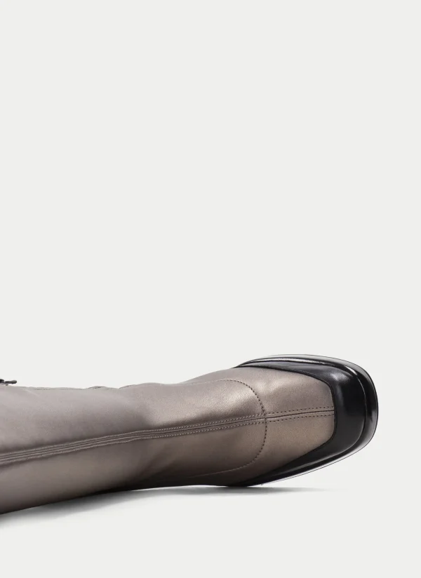 HISPANITAS Bota tokio preto-chumbo