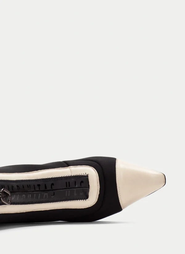 HISPANITAS Botins ankara preto-milk