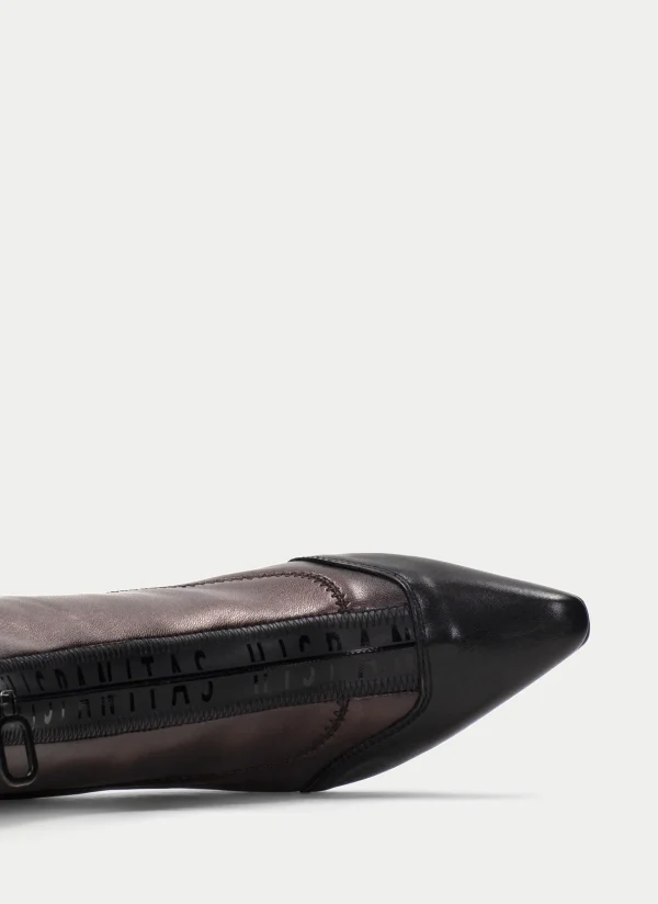 HISPANITAS Botins dalia preto-bronze