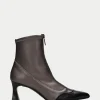 HISPANITAS Botins dalia preto-chumbo