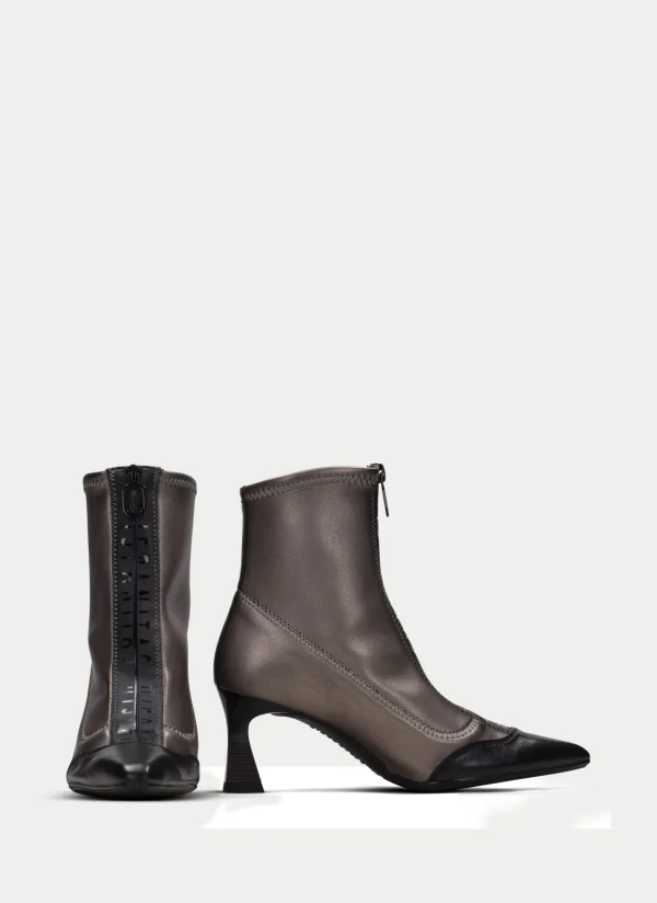 HISPANITAS Botins dalia preto-chumbo