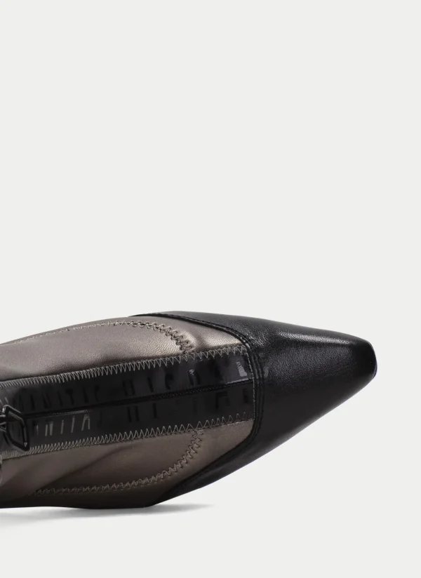 HISPANITAS Botins dalia preto-chumbo