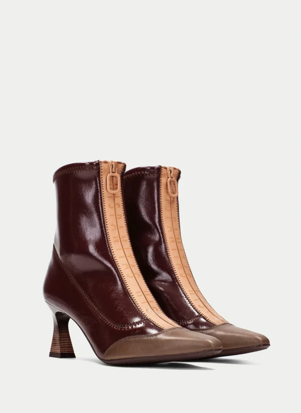 HISPANITAS Botins dalia taupe-marron