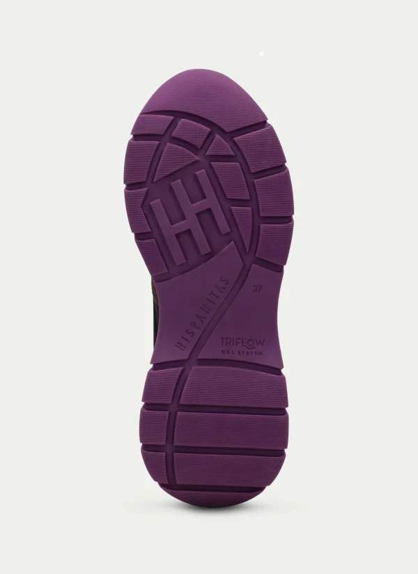 HISPANITAS Botins Desportivos alaska forest-marrom-magenta