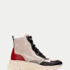 HISPANITAS Botins Desportivos helsinki preto-milk-vermelho