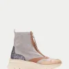 HISPANITAS Botins Desportivos helsinki cinza-areia-glitter