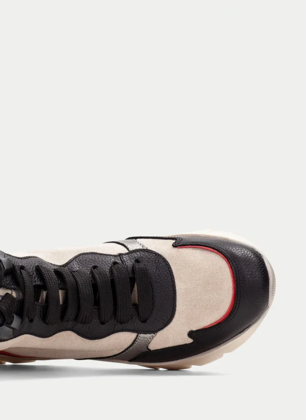 HISPANITAS Botins Desportivos helsinki preto-milk-vermelho