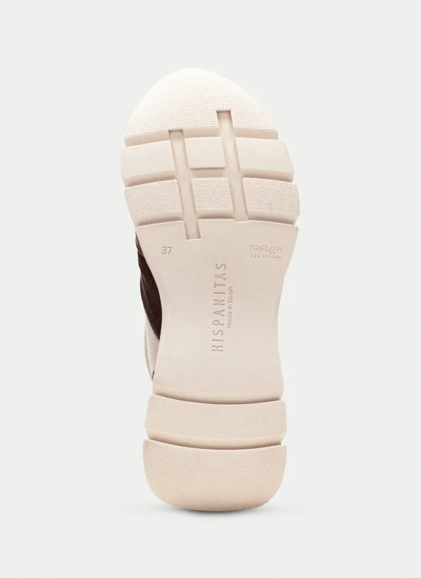 HISPANITAS Botins Desportivos helsinki marrom-milk