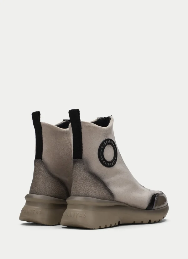 HISPANITAS Botins Desportivos polinesia taupe-ivory