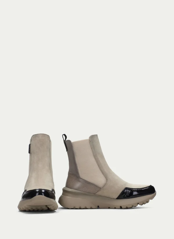 HISPANITAS Botins Desportivos polinesia negro-marfil