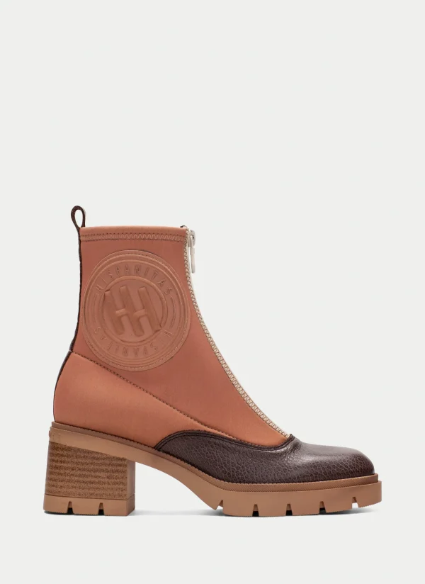 HISPANITAS Botins everest marrom-apricot