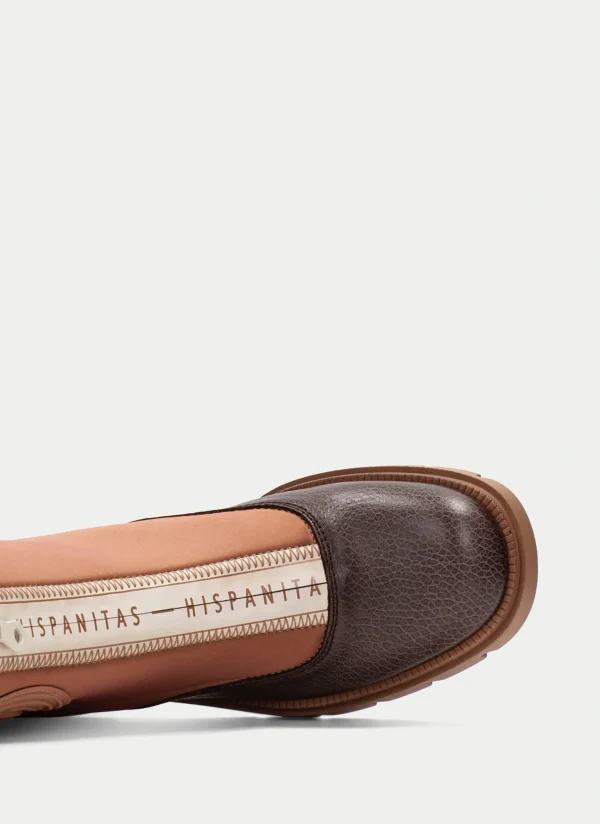 HISPANITAS Botins everest marrom-apricot