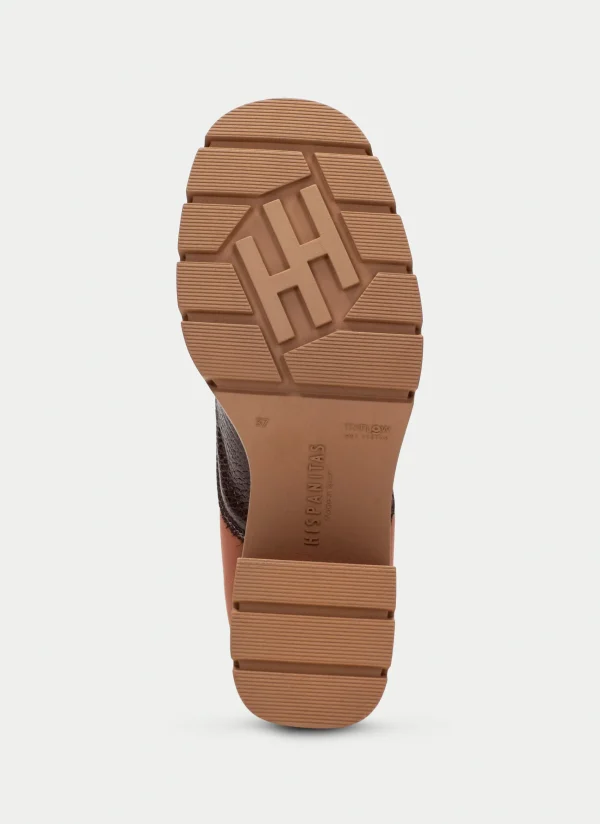 HISPANITAS Botins everest marrom-apricot