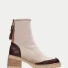 HISPANITAS Botins everest marrom-milk