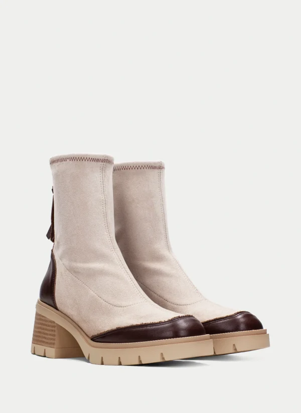 HISPANITAS Botins everest marrom-milk