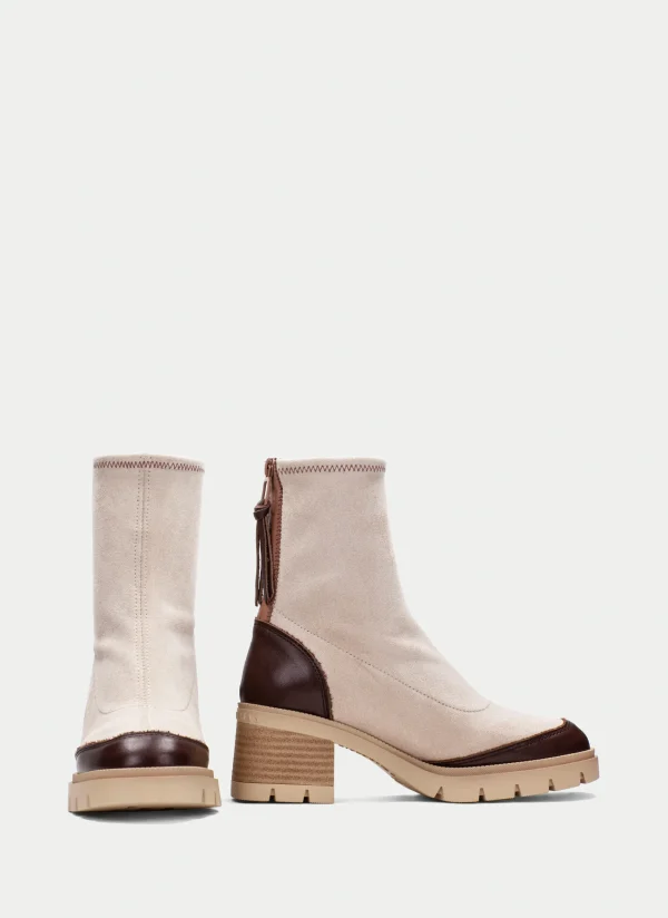 HISPANITAS Botins everest marrom-milk