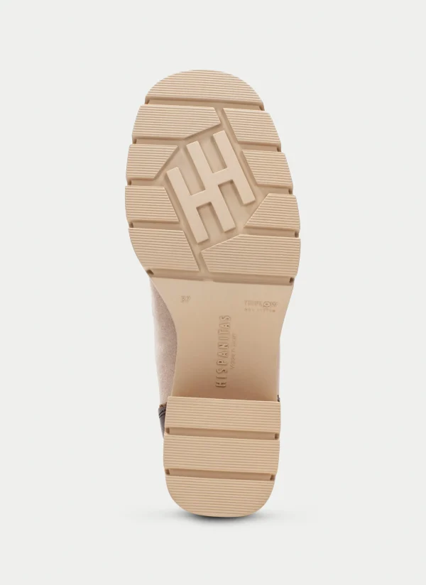 HISPANITAS Botins everest marrom-milk