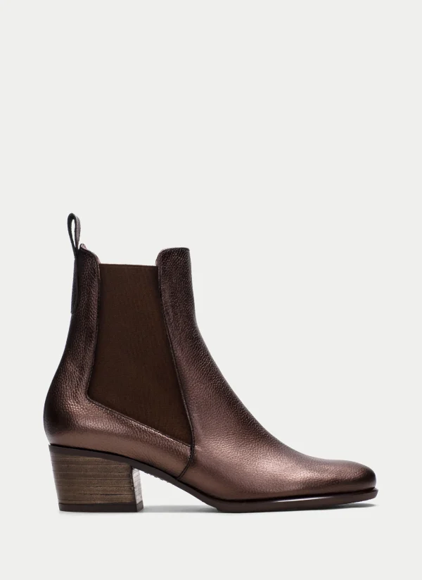 HISPANITAS Botins madeira bronze