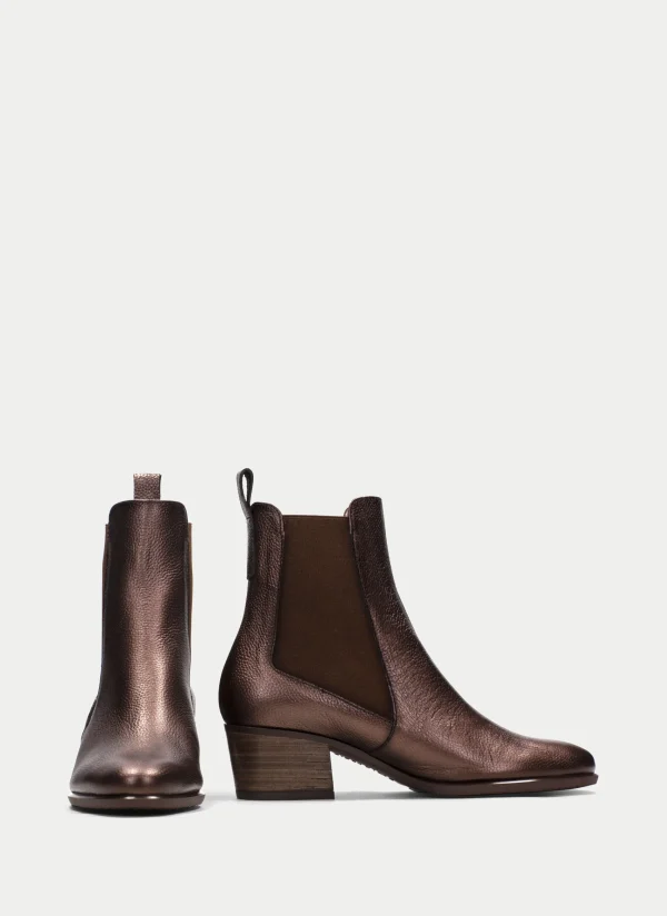 HISPANITAS Botins madeira bronze