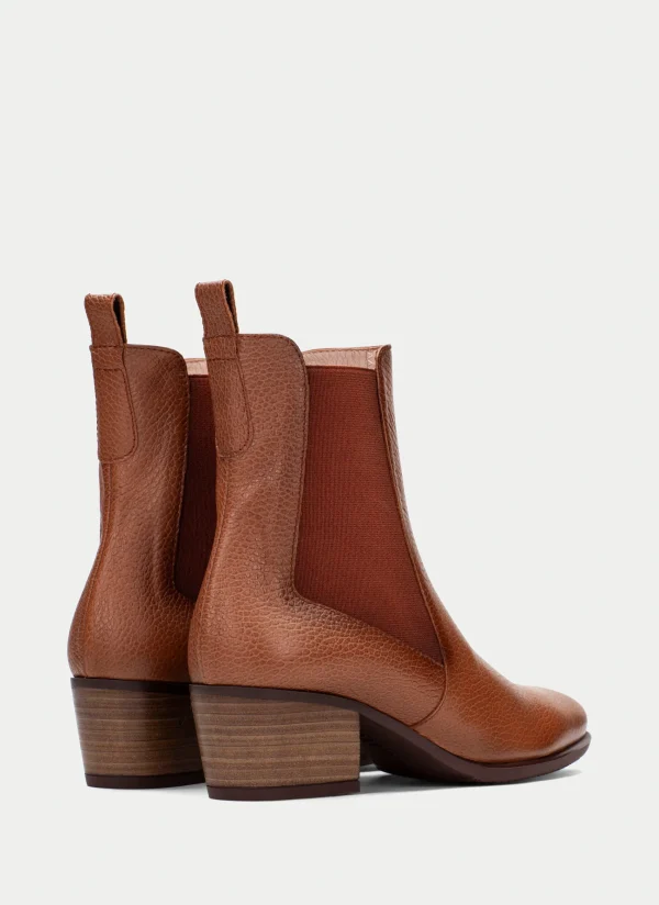 HISPANITAS Botins madeira couro
