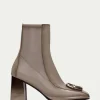 HISPANITAS Botins monaco marfil