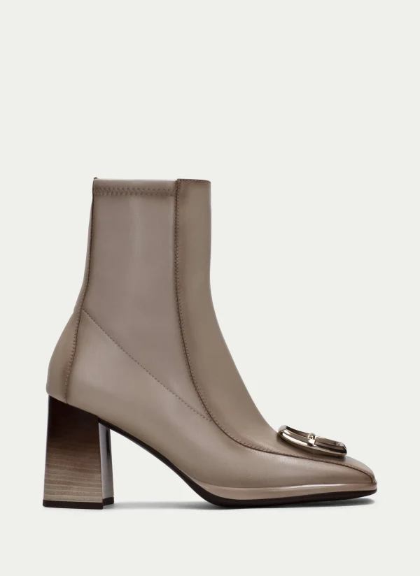 HISPANITAS Botins monaco marfil