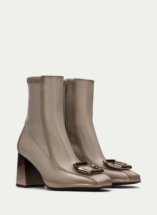 HISPANITAS Botins monaco marfil