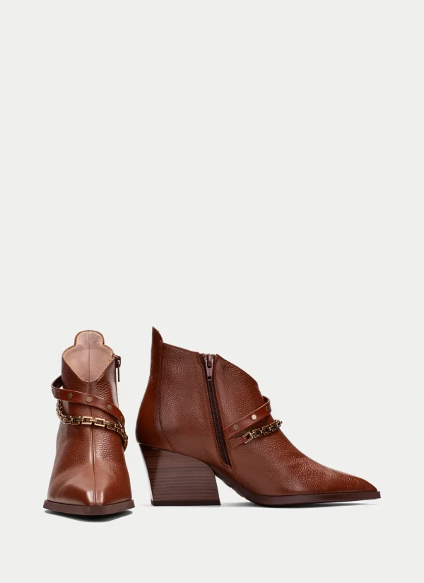 HISPANITAS Botins sidney couro