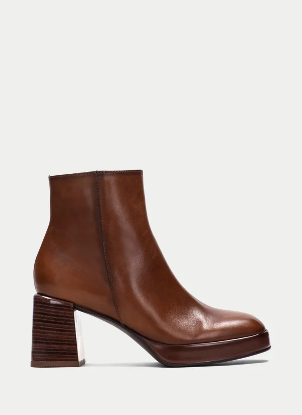 HISPANITAS Botins tokio couro