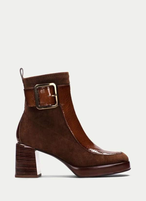 HISPANITAS Botins tokio couro