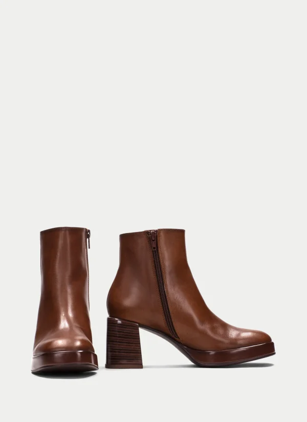HISPANITAS Botins tokio couro