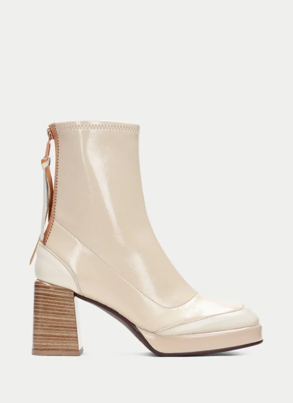 HISPANITAS Botins tokio marfil