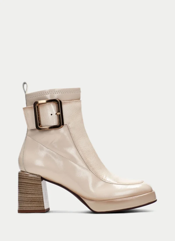 HISPANITAS Botins tokio marfil