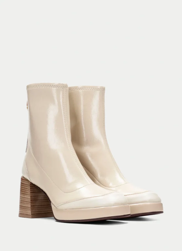 HISPANITAS Botins tokio marfil