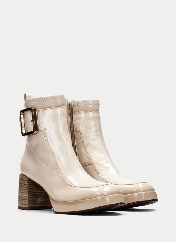 HISPANITAS Botins tokio marfil
