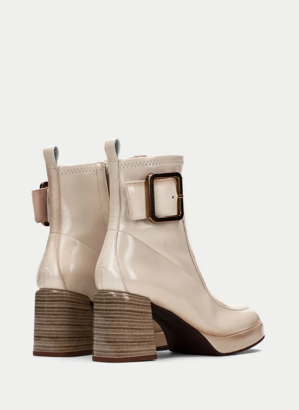 HISPANITAS Botins tokio marfil