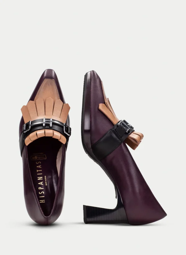 HISPANITAS Moccasins ankara vino-almond