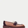 HISPANITAS Moccasins brooklyn vinho-milk-almond