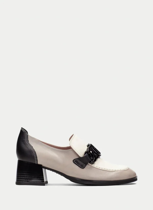 HISPANITAS Moccasins charlize taupe-ivory