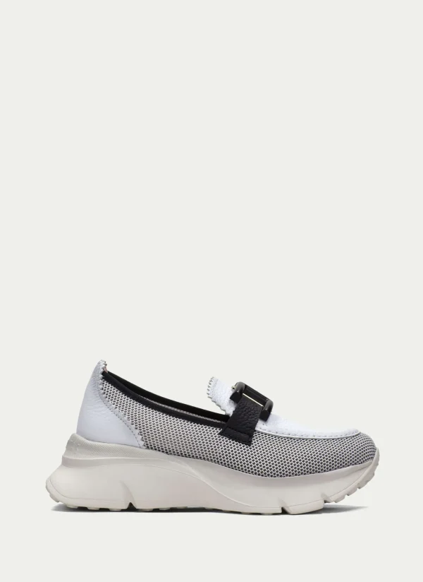 HISPANITAS Moccasins Desportivos hawai branco-preto