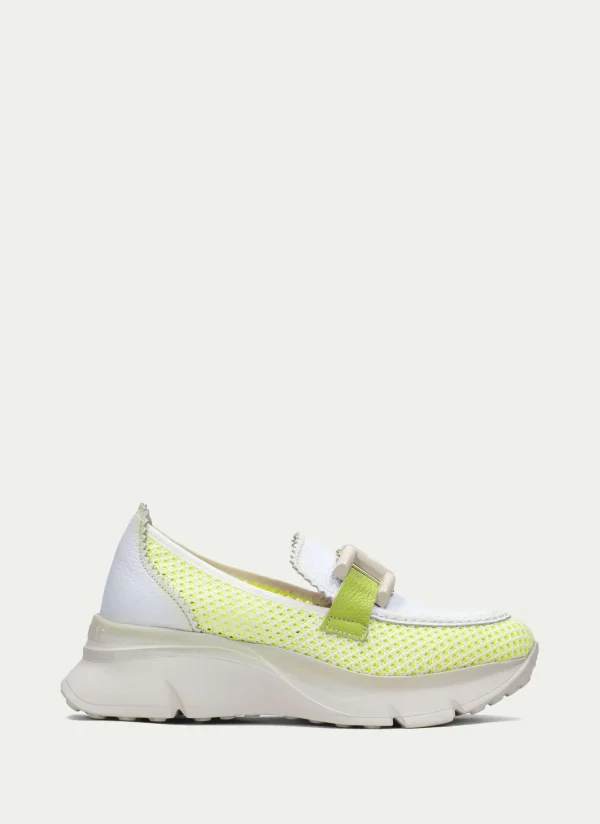 HISPANITAS Moccasins Desportivos hawai branco-kiwi