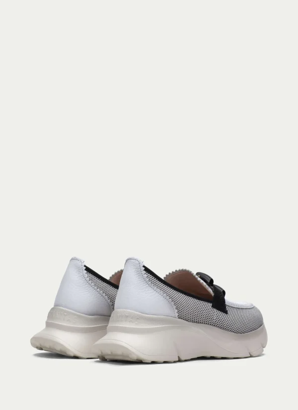 HISPANITAS Moccasins Desportivos hawai branco-preto