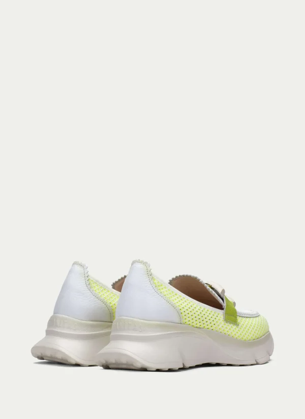 HISPANITAS Moccasins Desportivos hawai branco-kiwi